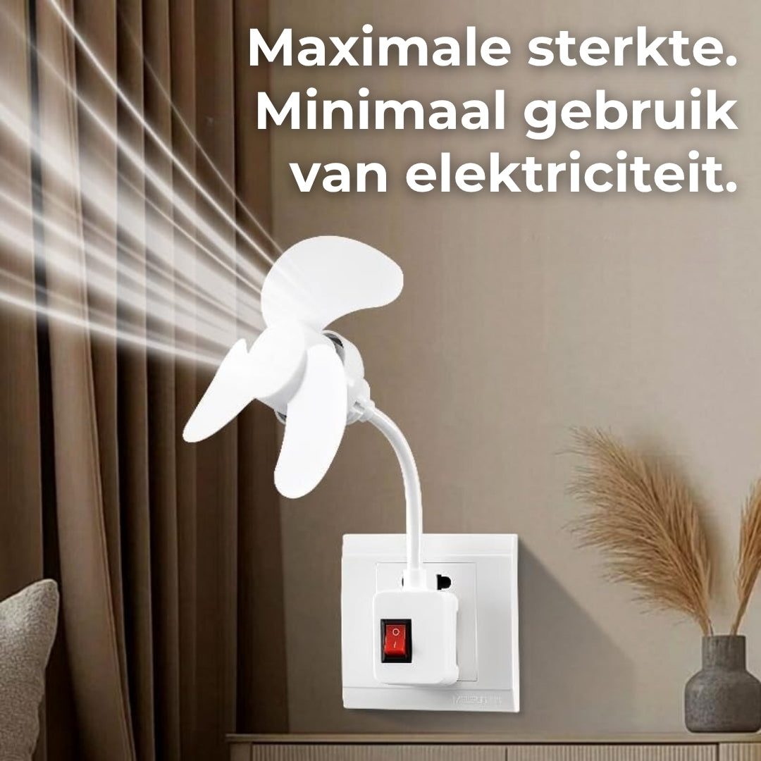 Flexibele Bureauventilator met Zwanenhals