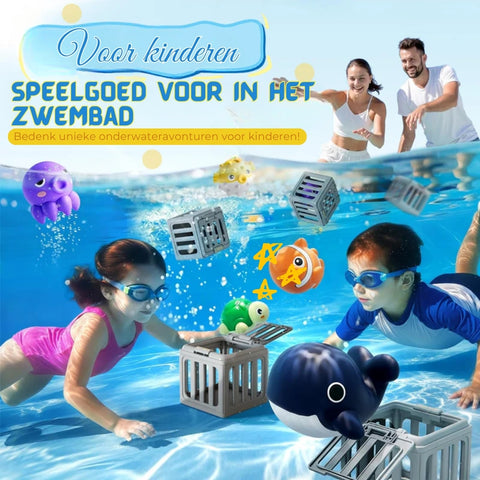 Schattenjacht in het zwembad