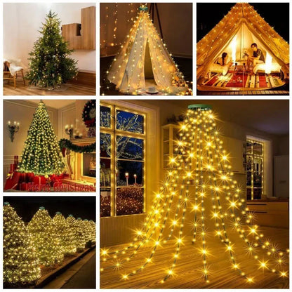 Waterval Kerstboom All-in-One Verlichting