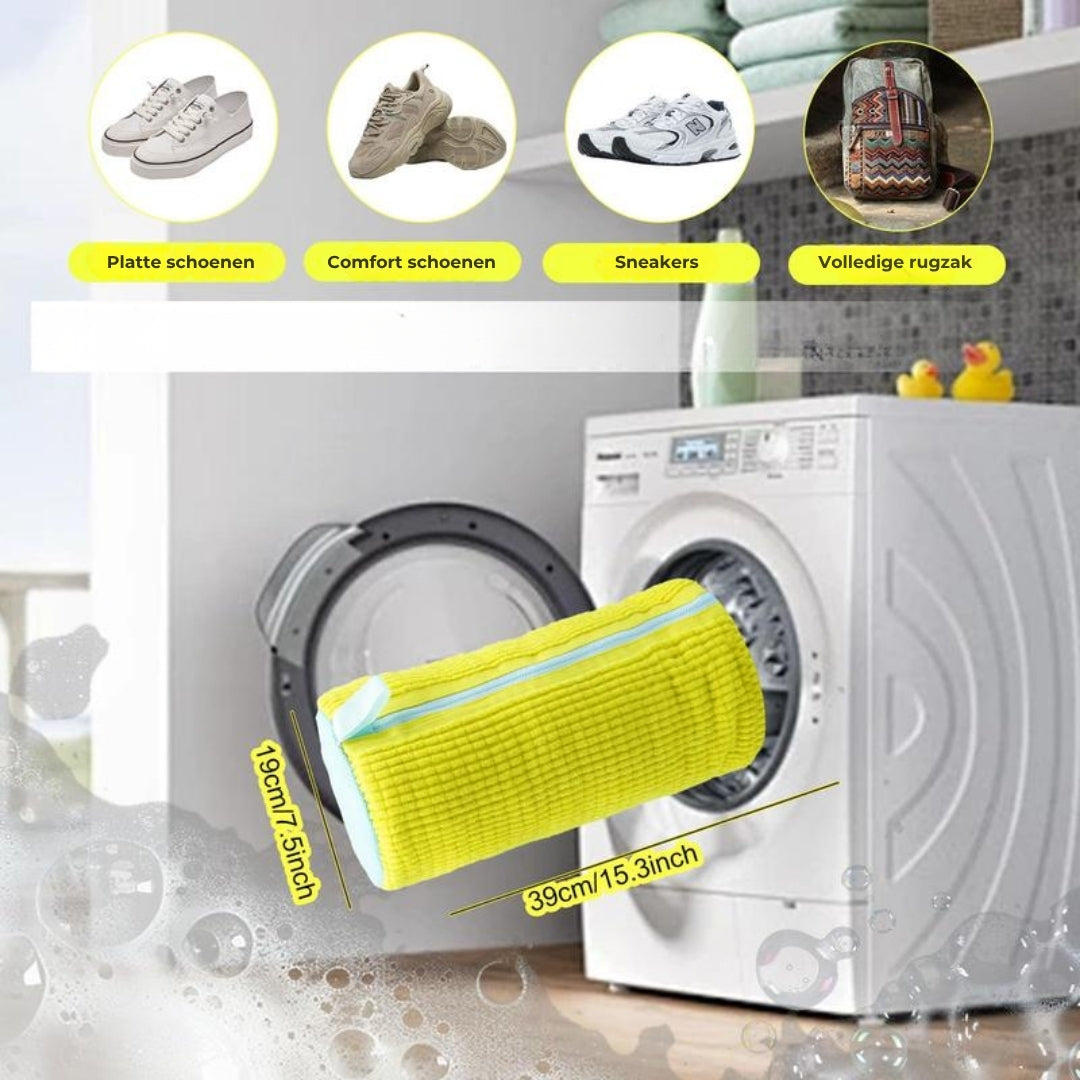 Microvezel waszak voor schoenen – Zachte en effectieve bescherming bij het wassen