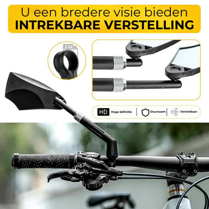 360° Verstelbare Fietsstuur Achteruitkijkspiegel