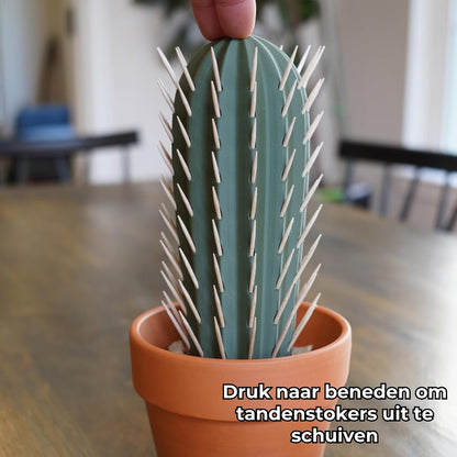 Cactus Tandenstokerhouder Decoratiestuk