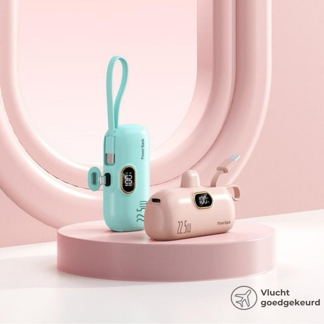 Mini-powerbank van 22,5 W