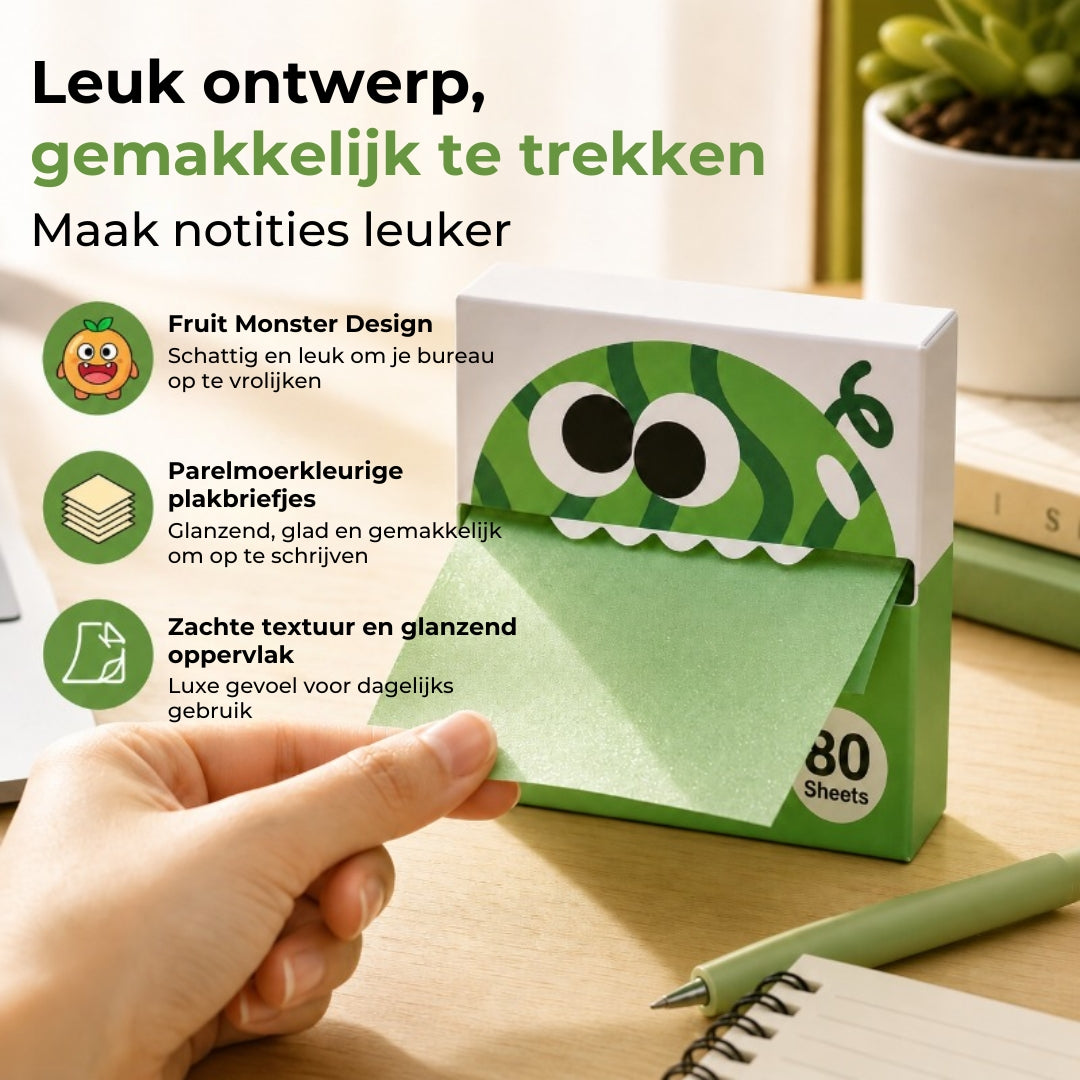 Fruitmonster Plakbriefjes - 80 Stuks