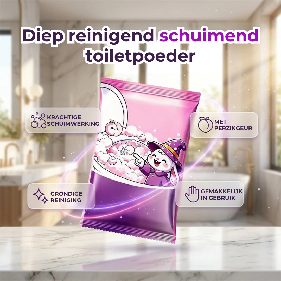 Schuimend Toiletreinigingspoeder