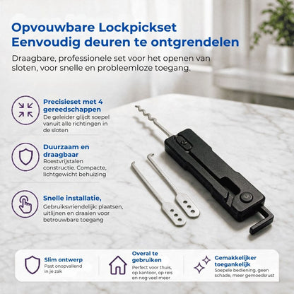 Opvouwbare Lockpickset