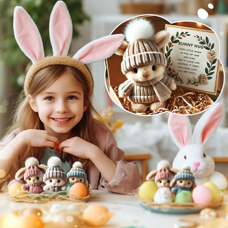 🐇 Paasactie Handgemaakte Mini Konijnen Knuffeltjes