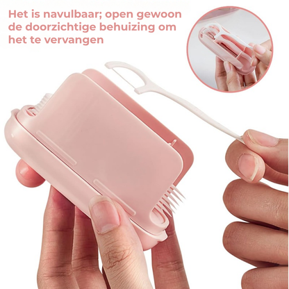 Hygiënische flossers met drukknop