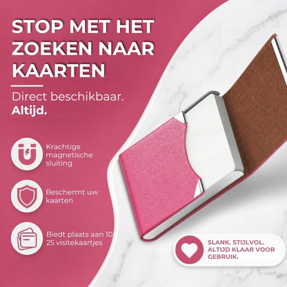 Magnetische Visitekaartjeshouder