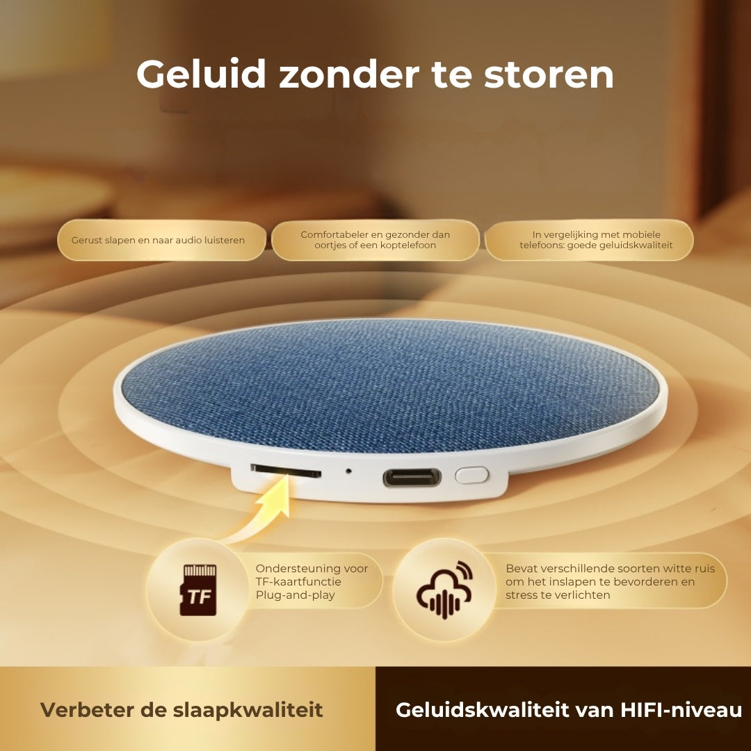 Beengeleide Kussenluidspreker voor in Bed
