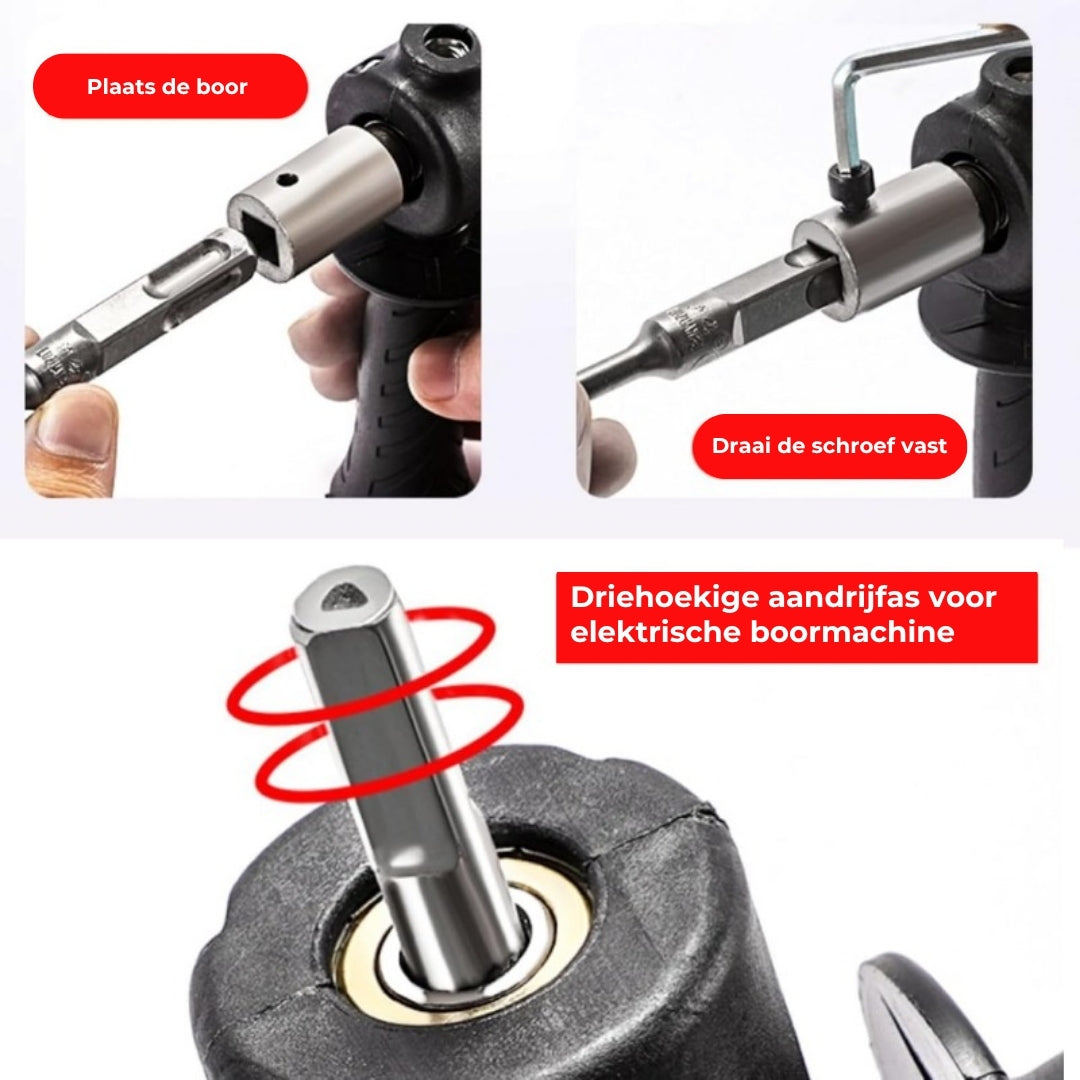 Omzetkit - Van boor naar drillhamer