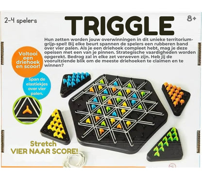 Triggle Ketting Driehoek Schaakspel - 2 tot 4 spelers