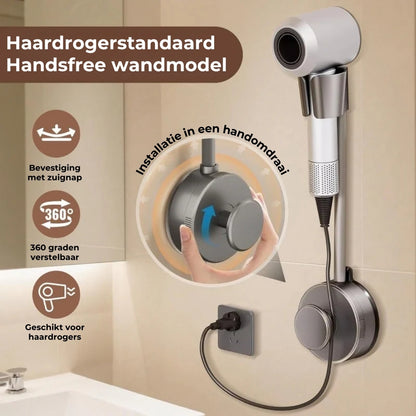 Handsfree houder voor haardroger