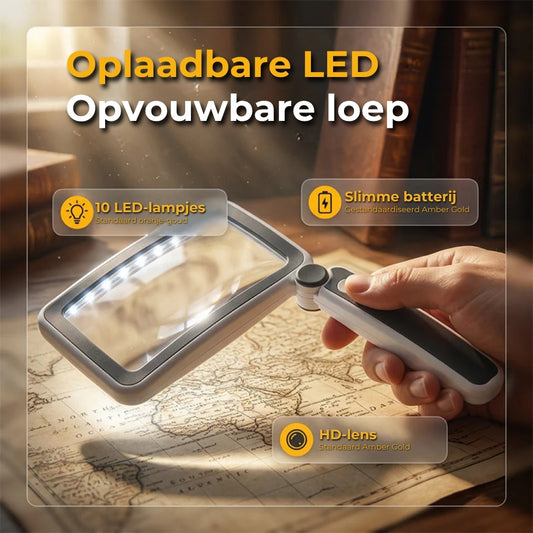 Handloep met ingebouwde lamp