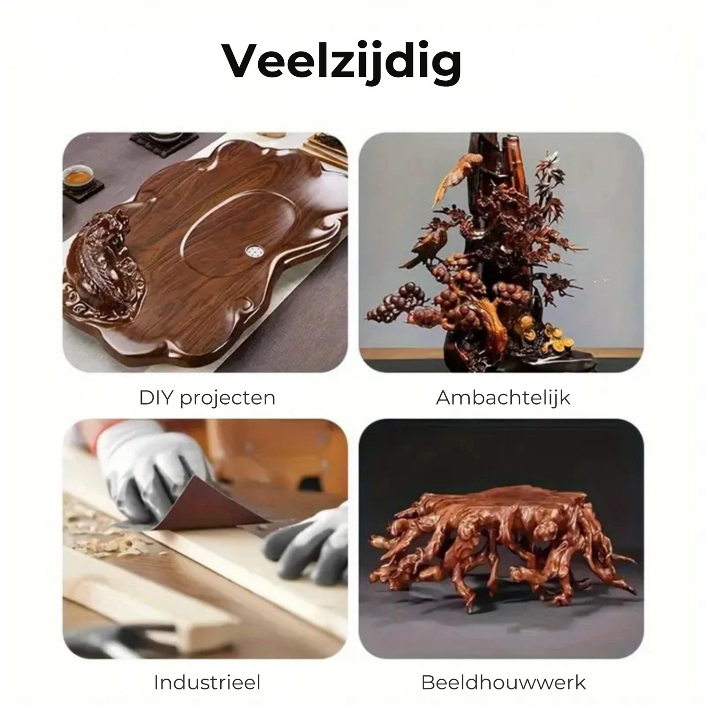 Houtoppervlak schuurschijf voor haakse slijpmachine