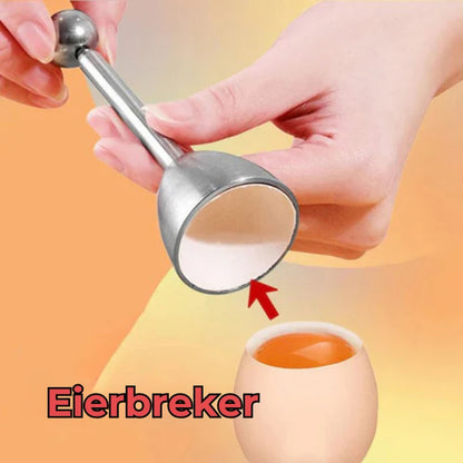 Eieropener van roestvrij staal