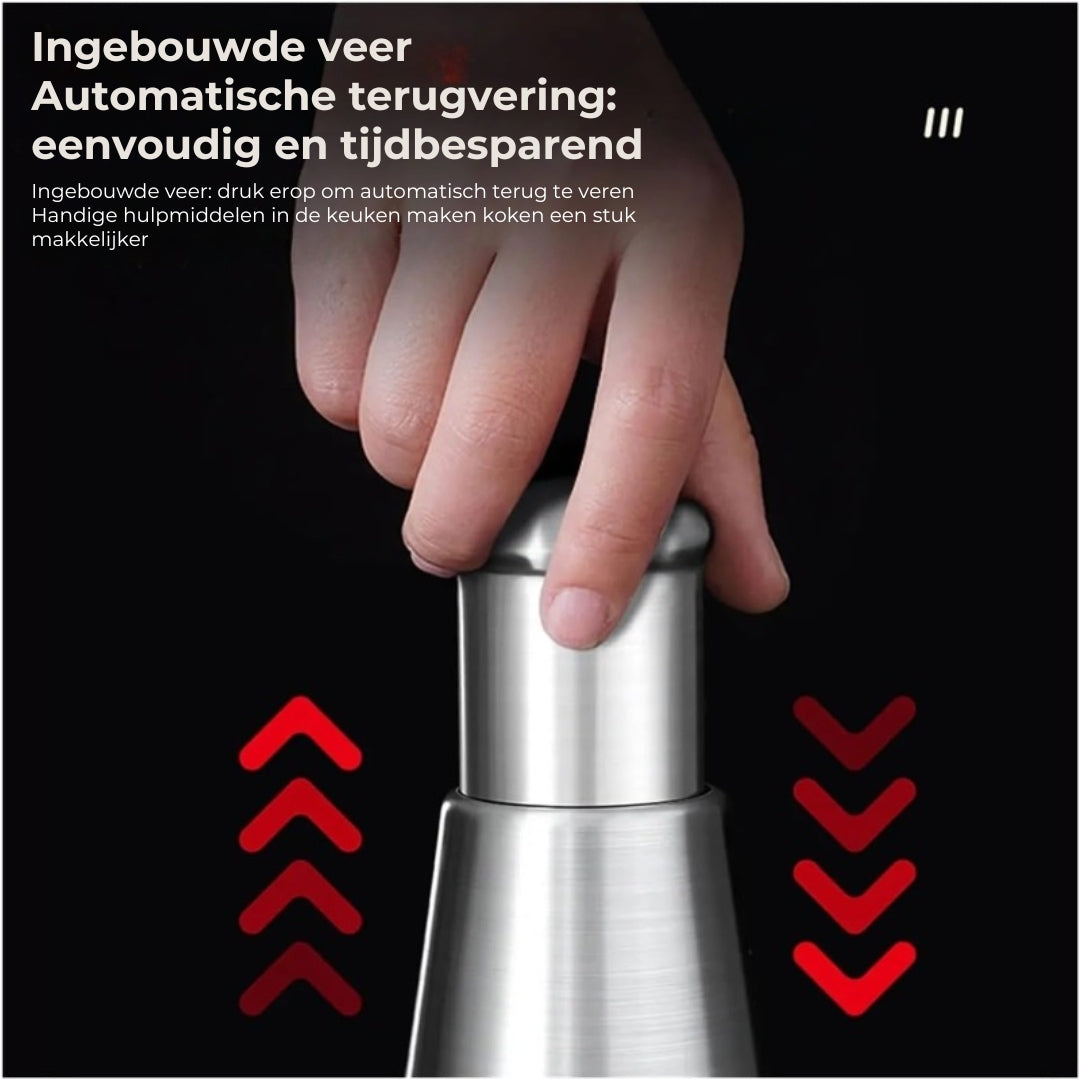 Roestvrijstalen Knoflook- en Groentepers
