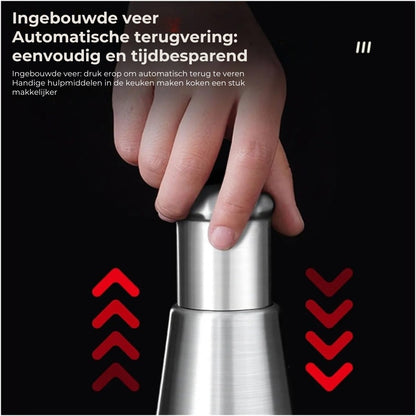 Roestvrijstalen Knoflook- en Groentepers