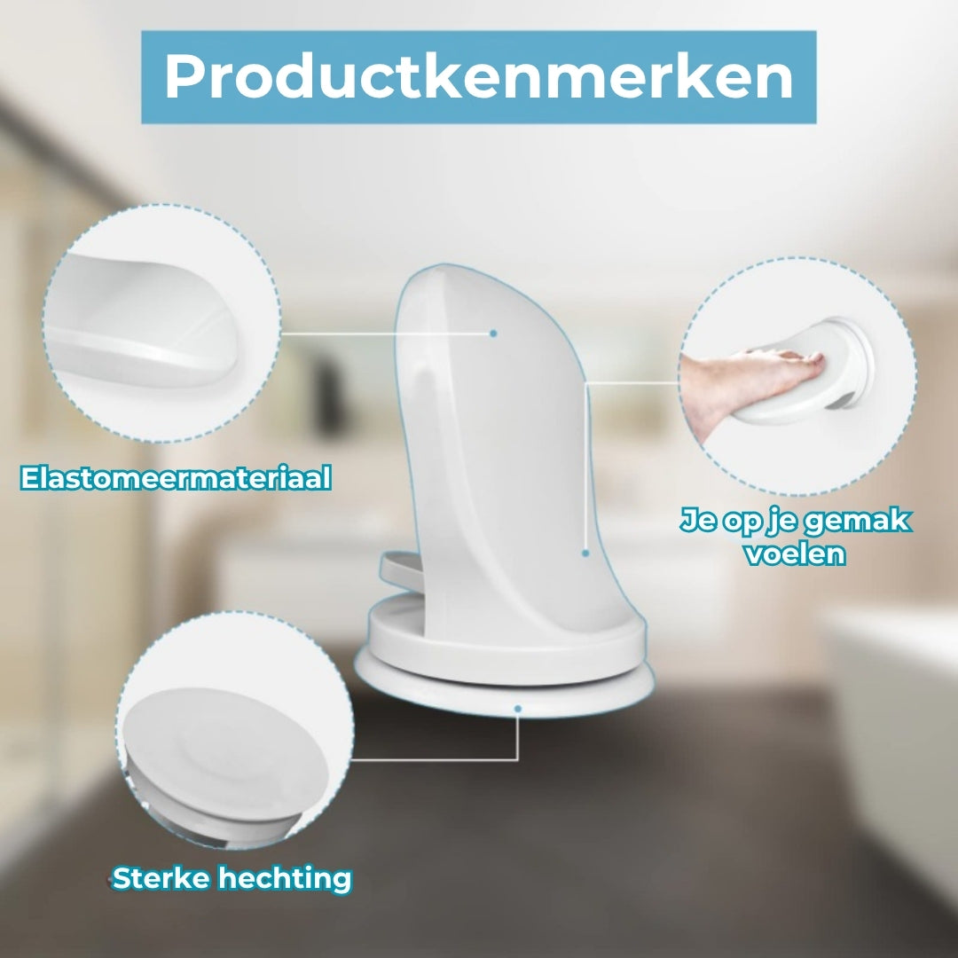 Douche Voetsteun met Vacuümklem