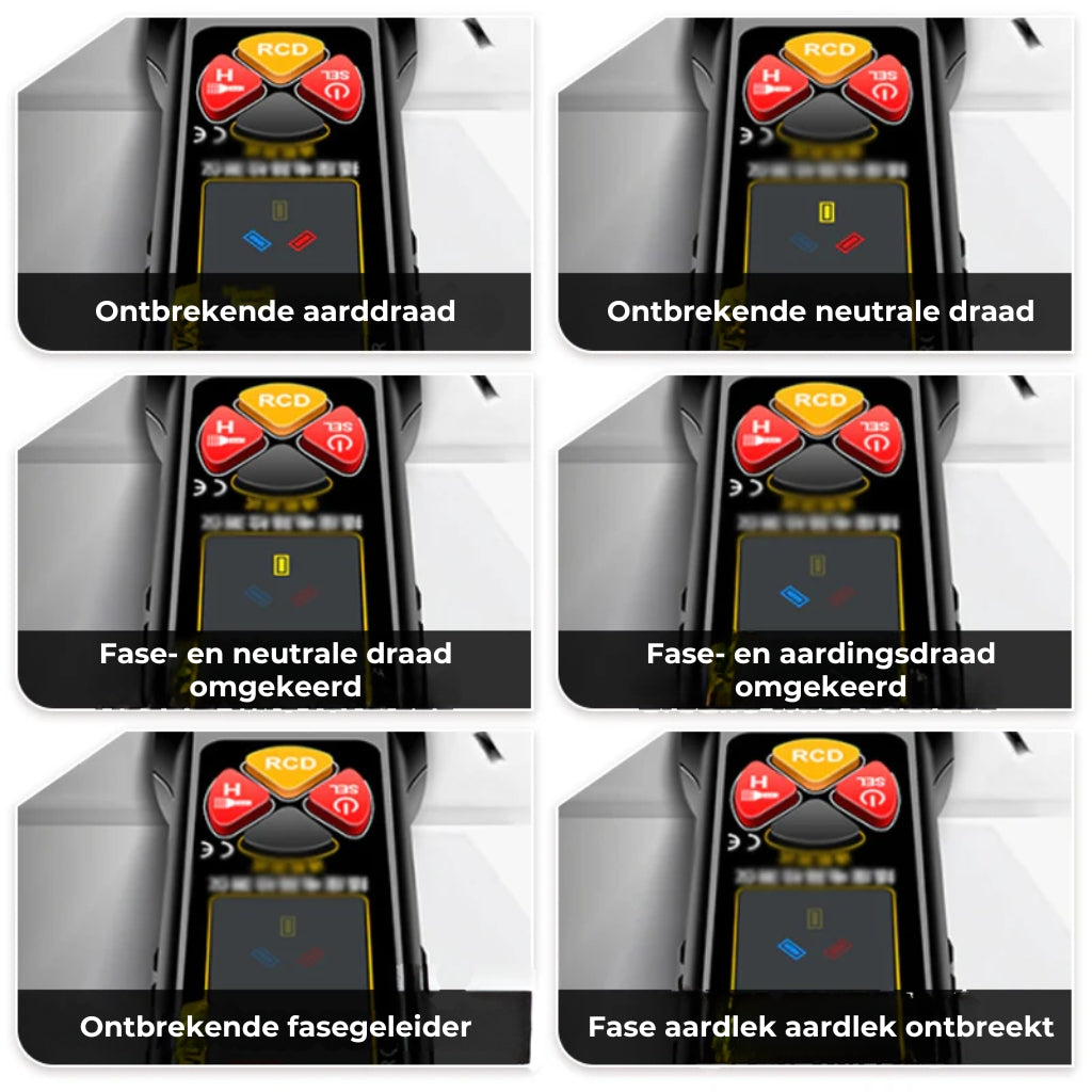 Multifunctionele slimme vermogensmeetpen