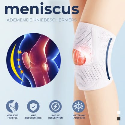 Meniscus ademende kniebeschermers