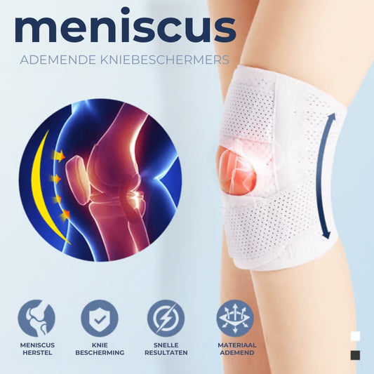 Meniscus ademende kniebeschermers