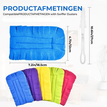 Herbruikbare stofdoek van fleece set