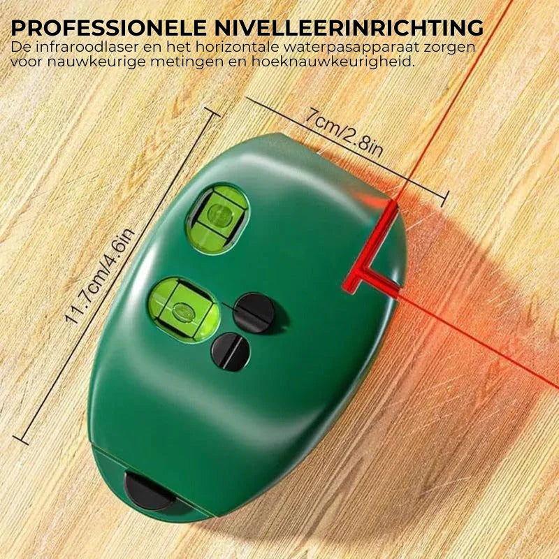 Zelfnivellerende laserwaterpas