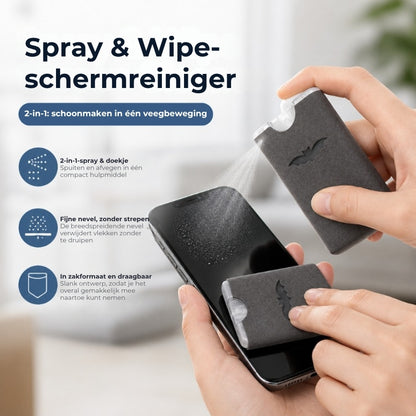 2-in-1 Scherm Reinigingspray
