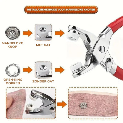 Knoopreparatie Bevestigingsset (incl. 100 knopjes)
