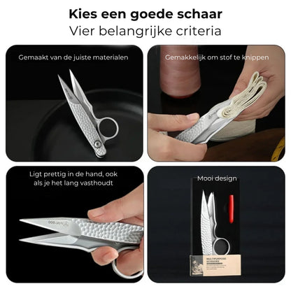 Roestbestendige schaar van microkristallijn staal