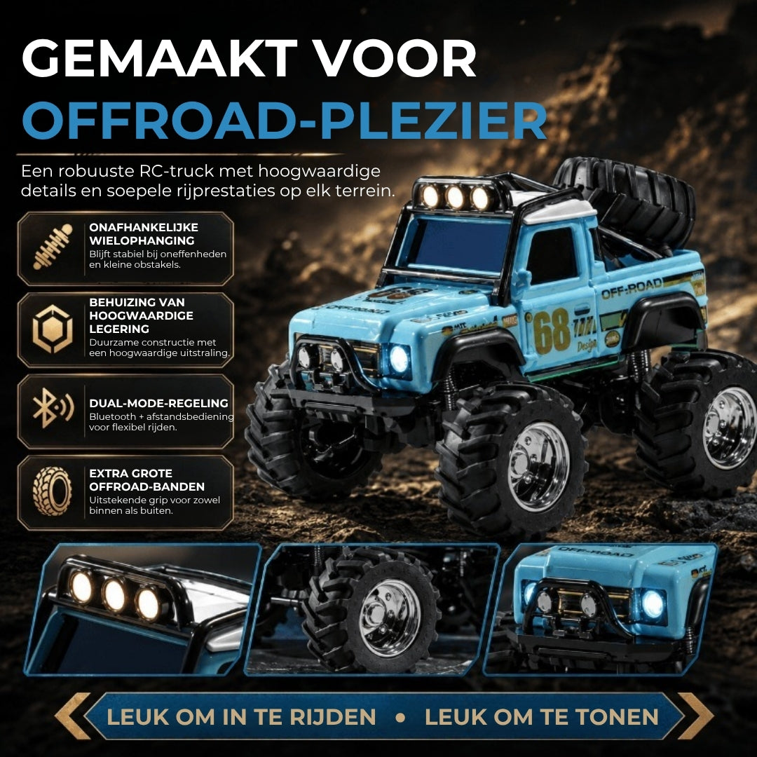 Metalen Off-Road Truck op Afstandbediening