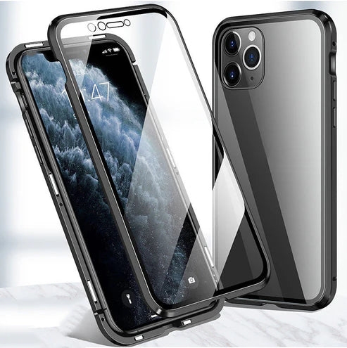 💥Laatste dag 50% korting💥 Magnetisch dubbelzijdig glas telefoonhoesje voor iPhone