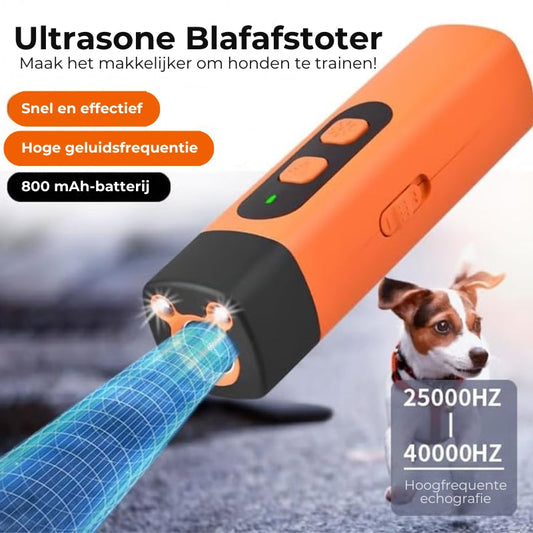 Ultrasoon Blafafstotend Aparaat – Humaan en Effectief Afschrikmiddel voor Honden