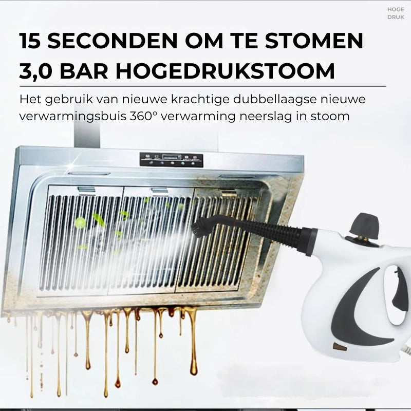Handstoomreiniger voor Thuisgebruik - Multifunctionele Hogedruk Dieptereiniger