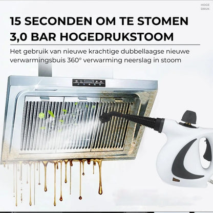 Handstoomreiniger voor Thuisgebruik - Multifunctionele Hogedruk Dieptereiniger