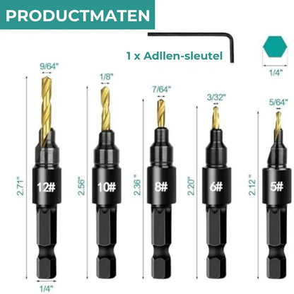 Set Precisie-Houtboren