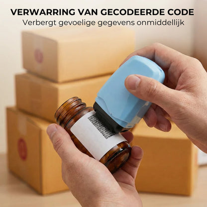 🔒 Privacyrol Stempel | Voor pakketten en documenten 📦✏️🎁