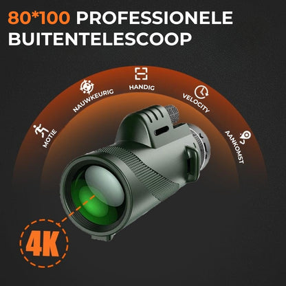 Krachtige monoculaire telescoop
