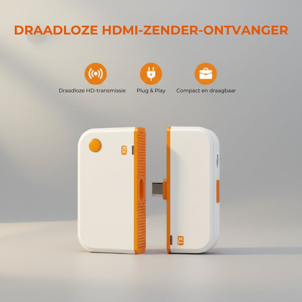 Draadloze HDMI-zender / -ontvanger