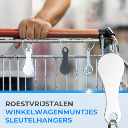 Winkelwagen-Token Sleutelhanger