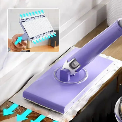 Compacte minimop met hygiënische doekwisselfunctie