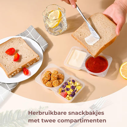 Herbruikbare snackbak