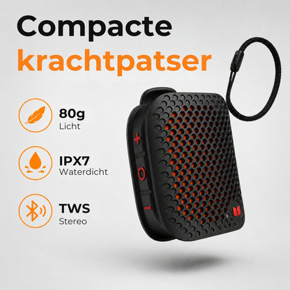 Draagbare Bluetooth Speaker met Magnetische Clip