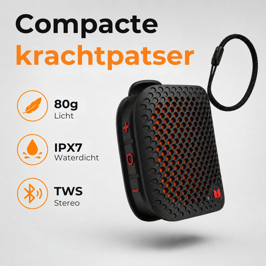 Draagbare Bluetooth Speaker met Magnetische Clip