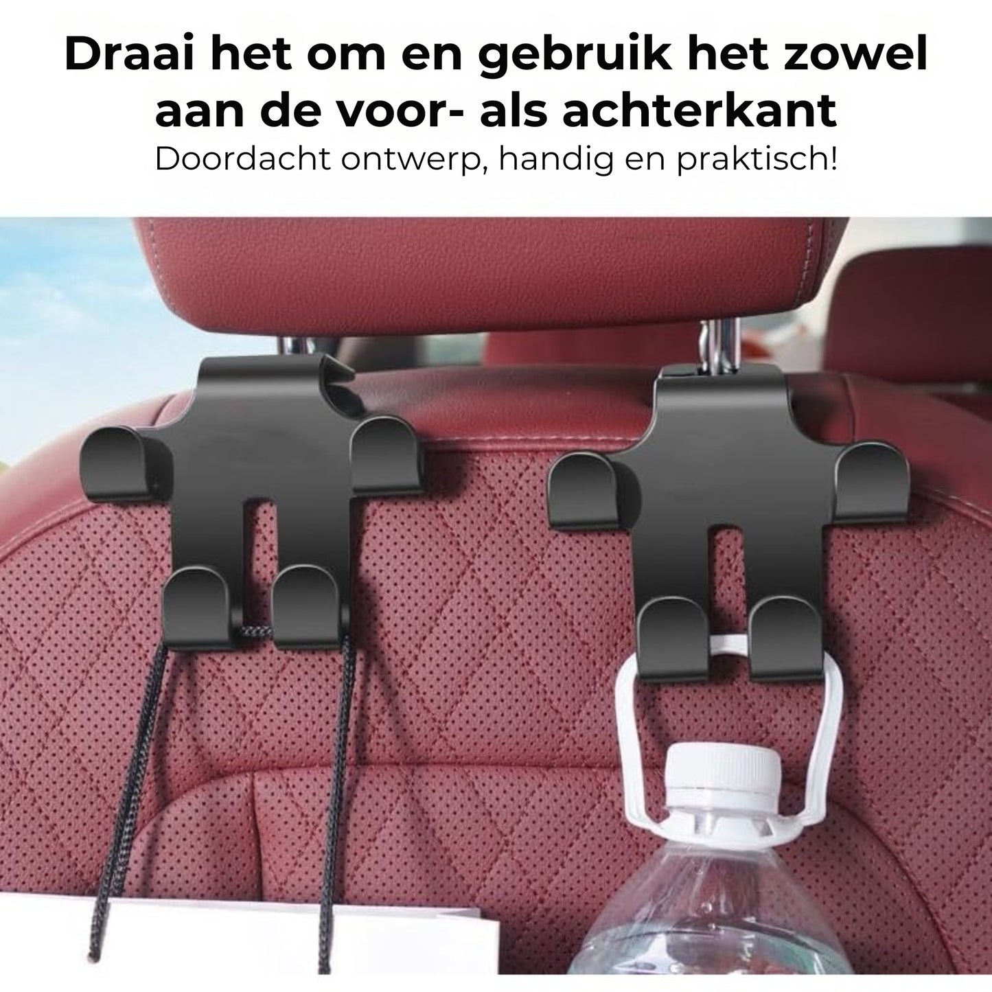 Autostoel hoofdsteunhaak