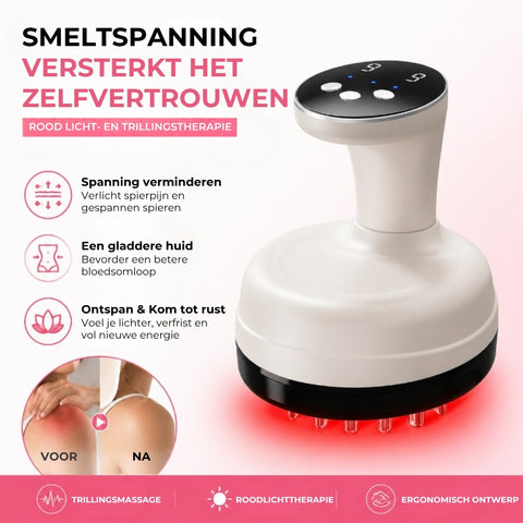 Anti-Cellulitis Massageapparaat met Roodlichttherapie