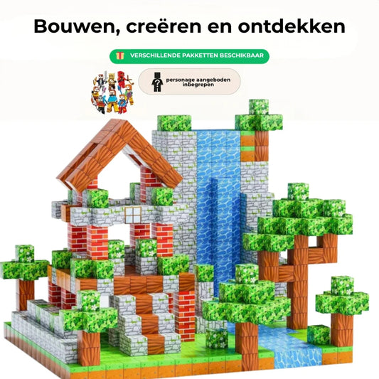Wat als je kind zijn eigen pixelwereld zou kunnen bouwen... zonder scherm? 🎮✨