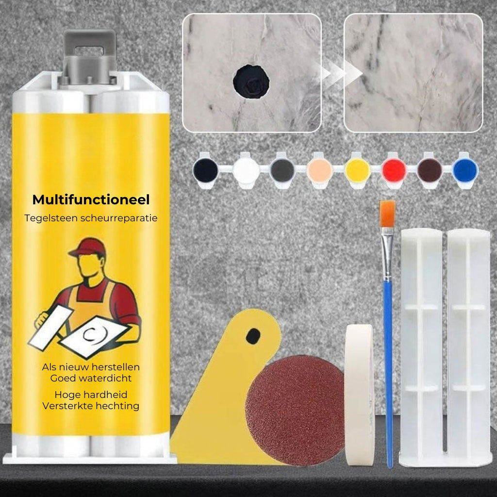 Multifunctionele Reparatieset voor scheuren in tegels en stenen