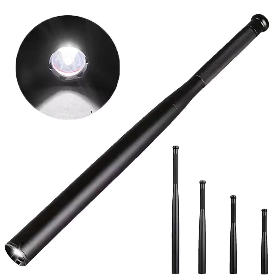 2-in-1 Aluminium Baseballbat met Zaklamp – Afneembare Handgreep